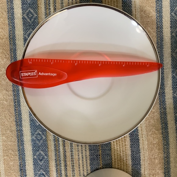 3 Vintage Rose China Moon Light with Sliver Trim Cup & Saucer - Picture 10 of 11